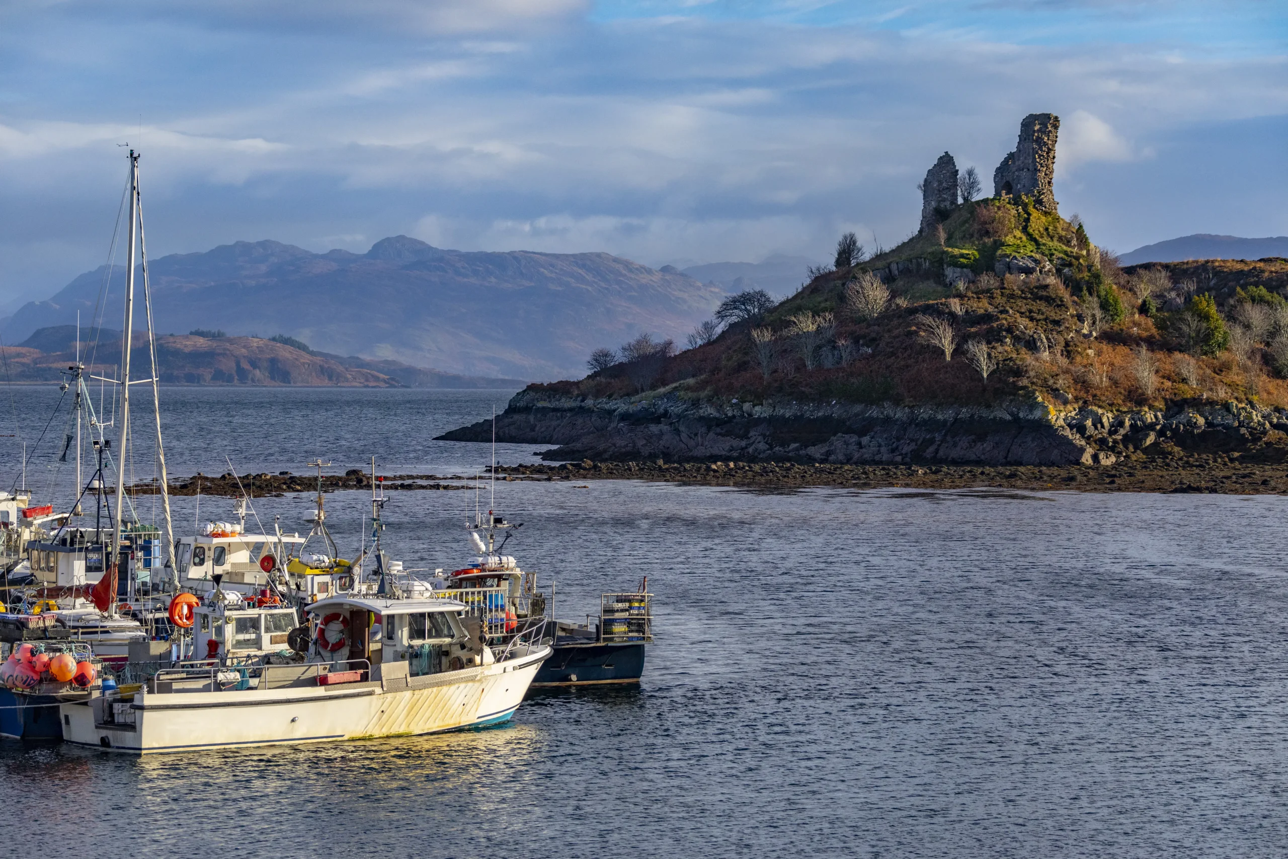 Wide scenic view across the Isle of Skye
