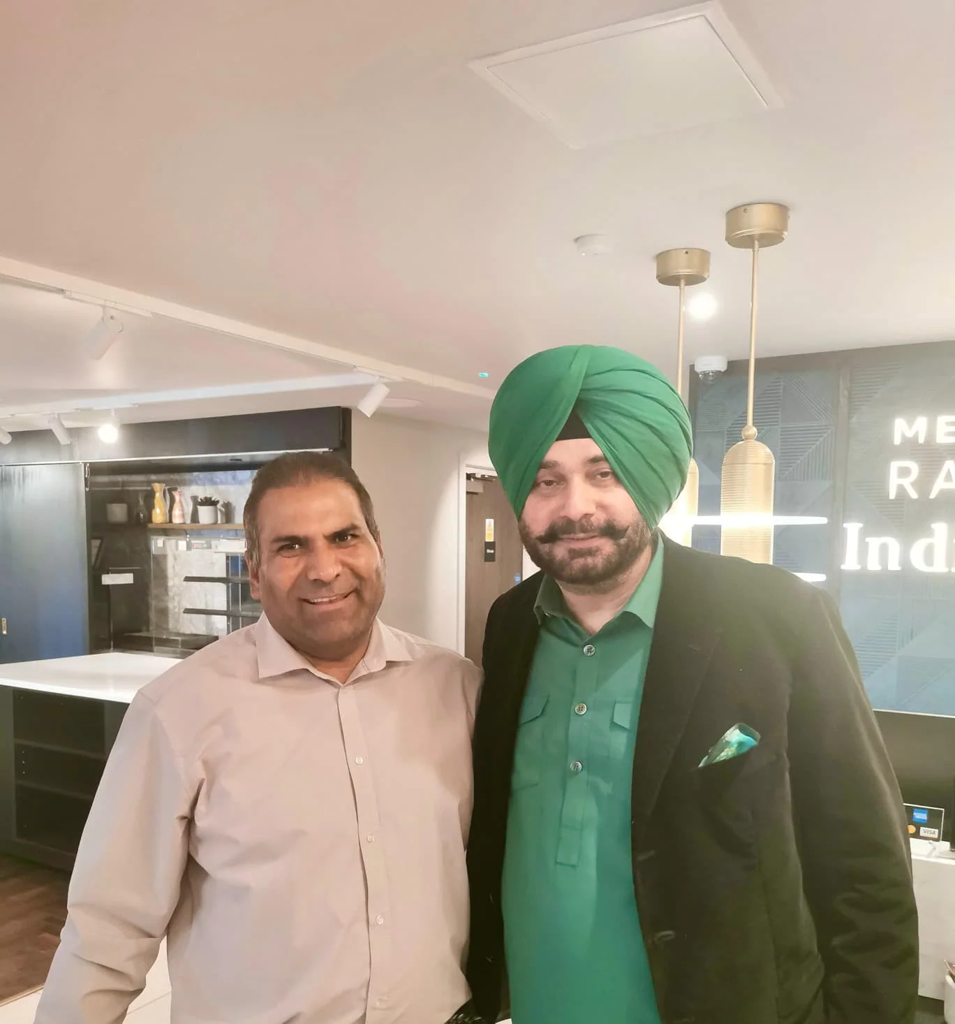 Meeting Navjot Singh Sidhu in scotland highland trip
