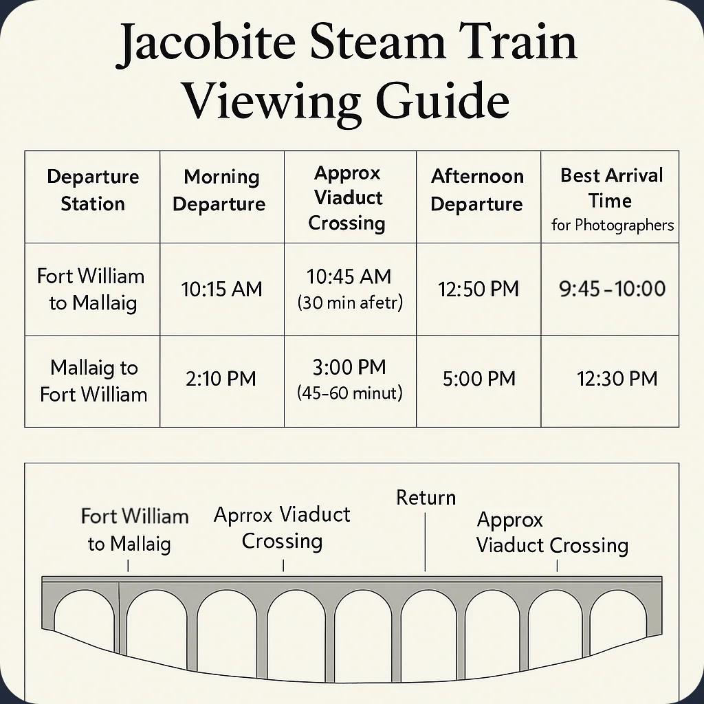 jacobite steam train glenfinnan viaduct