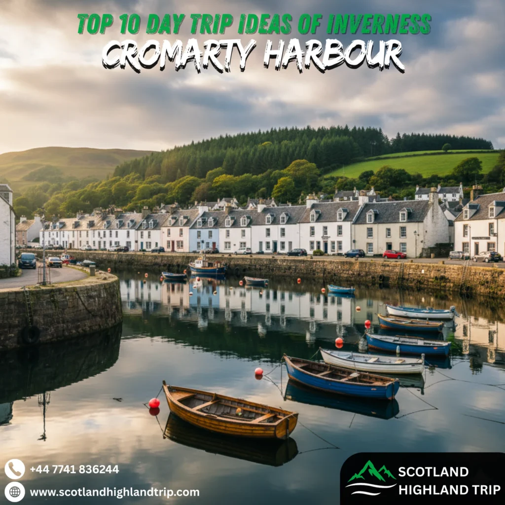 Day Trips Ideas from Inverness to the Scottish Highlands 8 Historic 18th-century houses at Cromarty harbour on the Black Isle