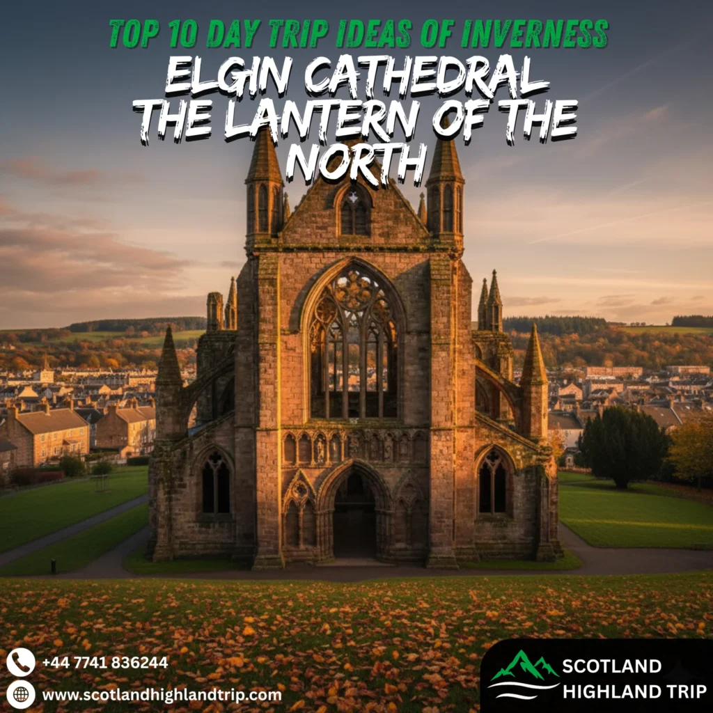 Day Trips Ideas from Inverness to the Scottish Highlands 9 Ruins of Elgin Cathedral in Moray, known as the Lantern of the North