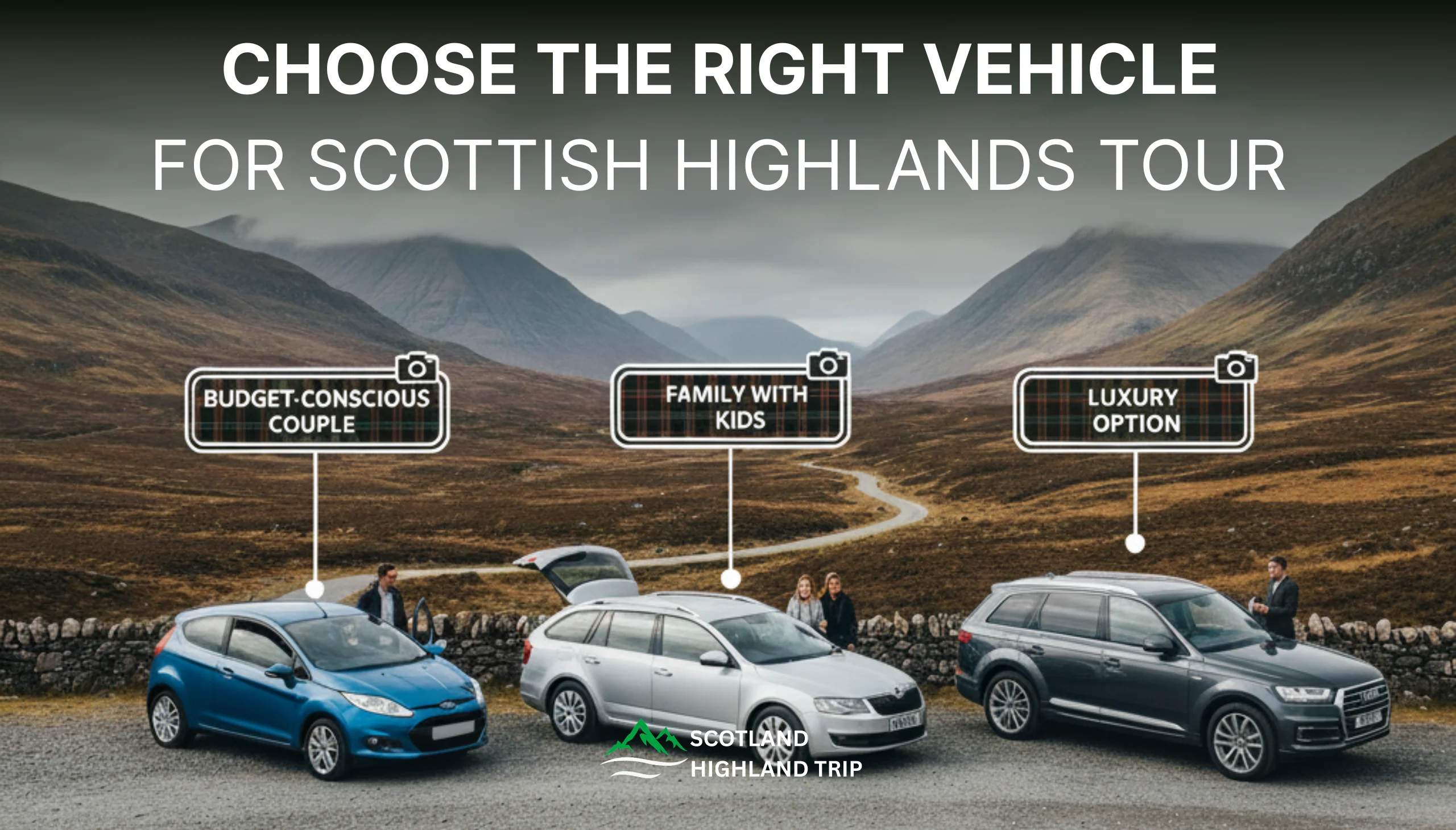 How to Choose the Right Vehicle for Your Scottish Highlands Tour