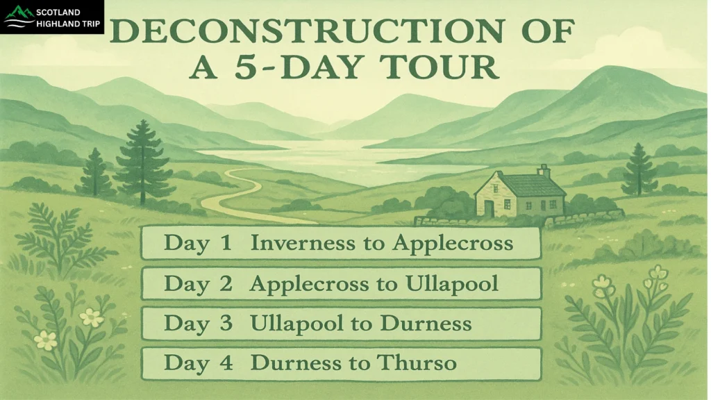 Tour guide of North Coast 500 road trip