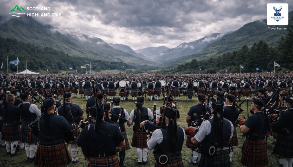 Highland game 2025 to 2026 - PIPE BANDS