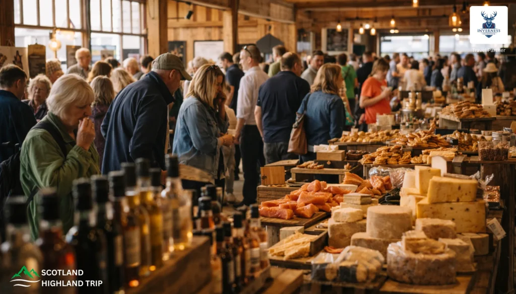 food hall at a Scottish agricultural show