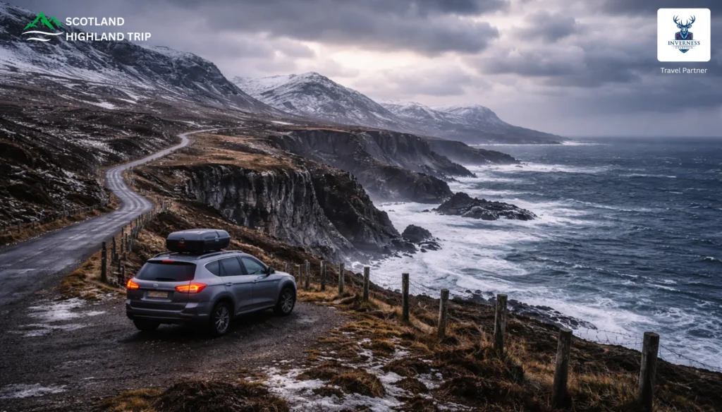 highland winters snow roads