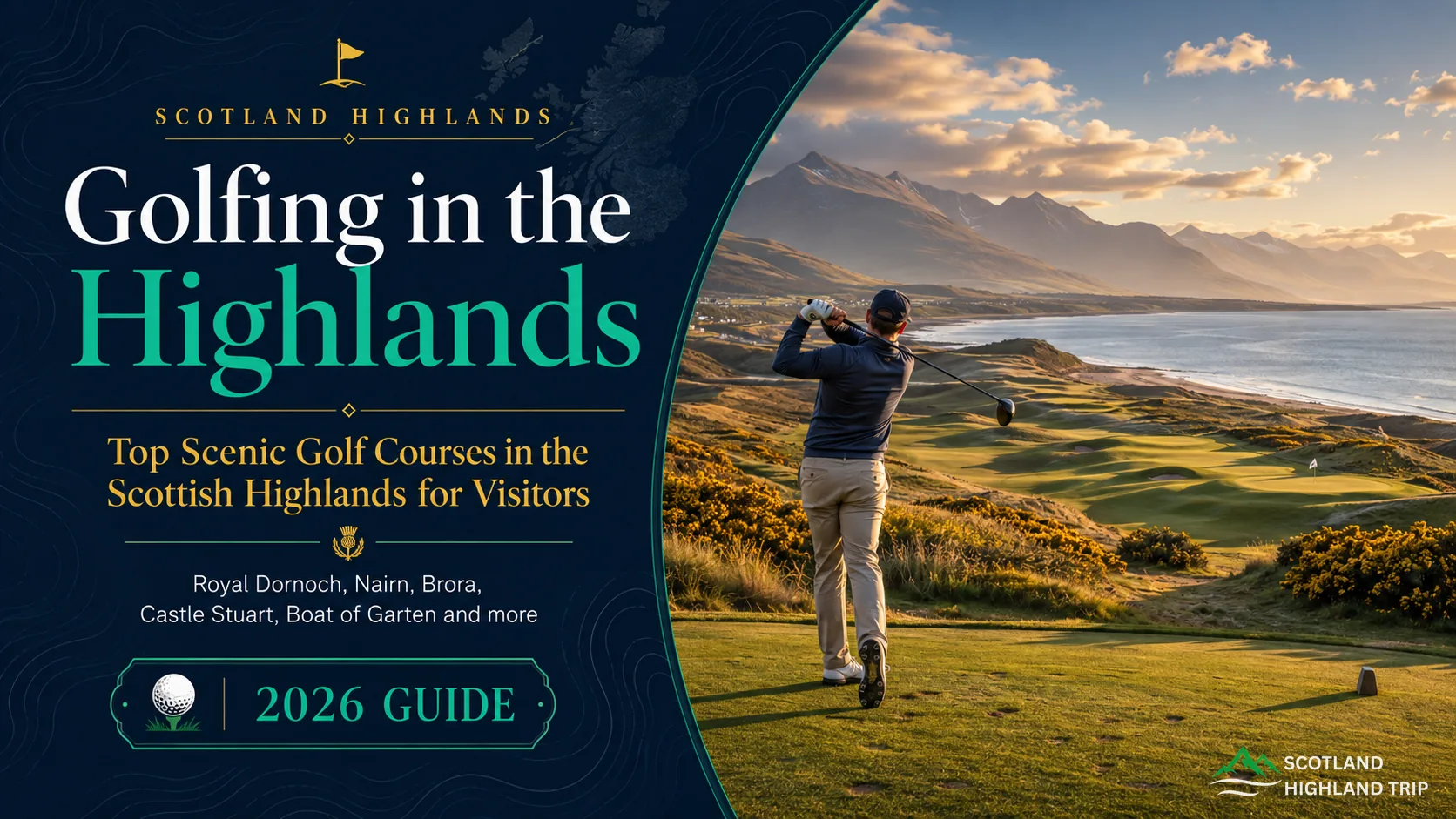 Home 91 Scenic golf courses in the Scottish Highlands with sea and mountain views