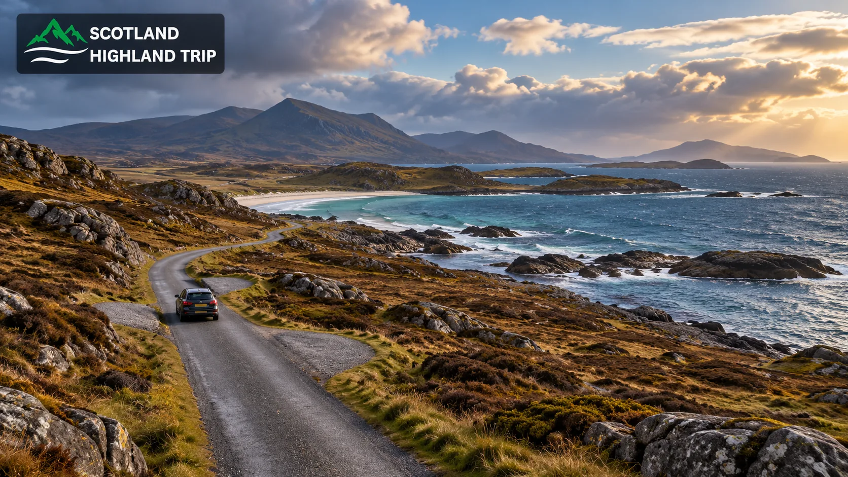10 Quiet Places in the Scottish Highlands That Beat the Crowds 5 Single-track road crossing Ardnamurchan toward a quiet Atlantic bay