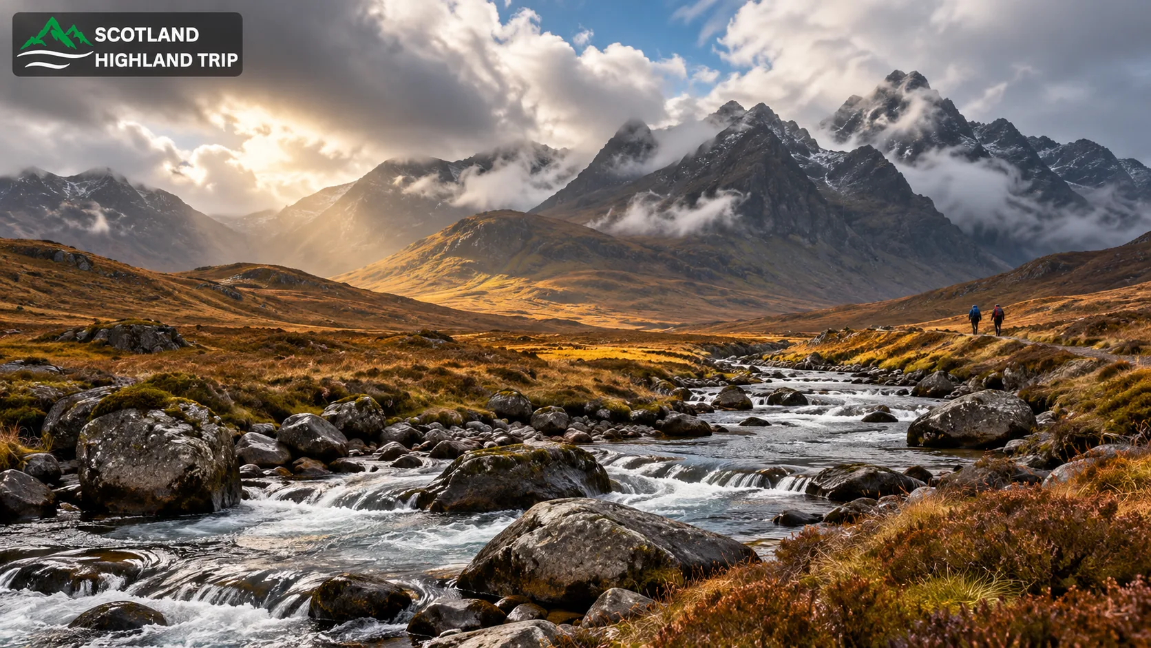 10 Quiet Places in the Scottish Highlands That Beat the Crowds 2 River running through Glen Sligachan beneath the Black Cuillin